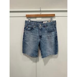 NWT AG Ex Boyfriend Shorts Mid Rise Bermuda Size 27